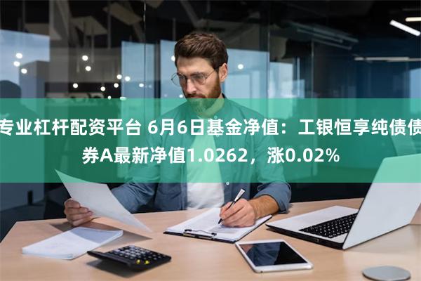 专业杠杆配资平台 6月6日基金净值：工银恒享纯债债券A最新净值1.0262，涨0.02%