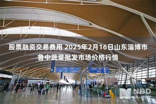 股票融资交易费用 2025年2月16日山东淄博市鲁中蔬菜批发市场价格行情